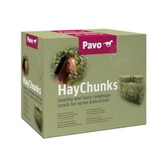 Pavo HayChunks - Saludable snack de forraje para entretener al caballo en la cuadra y durante el transporte